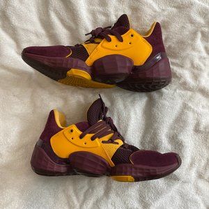 Adidas Harden Vol. 4 Team Issued ASU Arizona State Size 10.5 EH1609 Maroon Gold